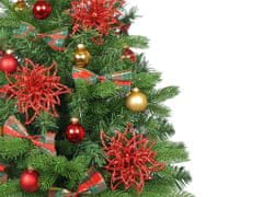LAALU Zdobený umelý vianočný stromček BEVERLY HILLS 60 cm s LED OSVETLENÍM V KVETE