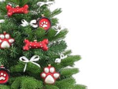 LAALU Sada vianočných ozdôb 14 ks v boxe PSÍKOVA NADIELKA na vianočné stromčeky do 100 cm