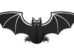 LAALU Čierny papierový netopier 30 cm