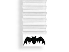 LAALU Dekoratívna roleta s netopierom z bieleho papiera 170 cm