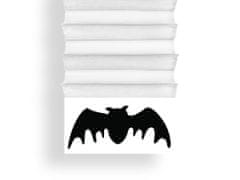 LAALU Dekoratívna roleta s netopierom z bieleho papiera 170 cm