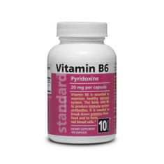 Natural Vitamín B6 - Pyridoxín - 20 mg - 100 kapsúl