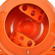 Vidaxl Elektrická oceľová miešačka na betón oranžovej farby 63 L 220 W