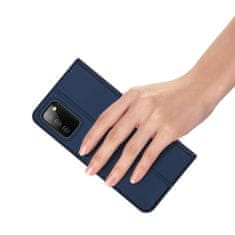 Dux Ducis Skin Pro knižkové kožené puzdro na Samsung Galaxy A03S, modré