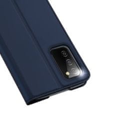 Dux Ducis Skin Pro knižkové kožené puzdro na Samsung Galaxy A03S, modré