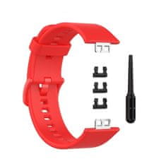 BStrap Silicone remienok na Huawei Watch Fit, red