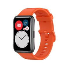 BStrap Silicone remienok na Huawei Watch Fit, orange