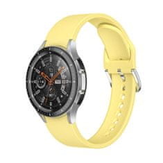 BStrap Silicone remienok na Samsung Galaxy Watch 4 / 5 / 5 Pro / 6, yellow