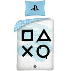 Halantex Bavlnené posteľné obliečky PlayStation - modré