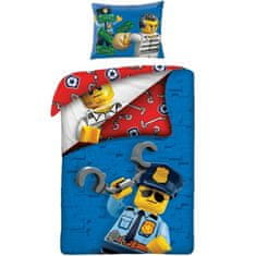 Halantex Bavlnené posteľné obliečky LEGO City - Policajt vs. väzeň