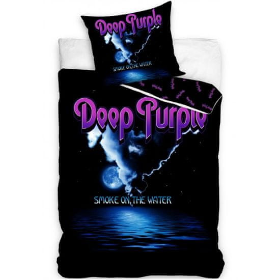 Carbotex Bavlnené posteľné obliečky Deep Purple - Smoke on the Water