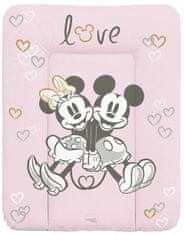 Ceba Baby Podložka prebaľovacia mäkká na komodu 50x70 Disney Minnie & Mickey Pink