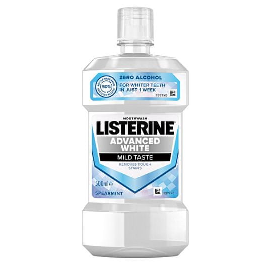 Listerine Ústna voda s bieliacim účinkom Advanced White Mild Taste
