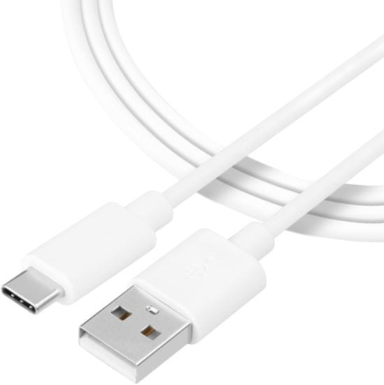 Tactical Smooth Thread Cable USB-A/USB-C 1m White (APF-MFI007-1M)