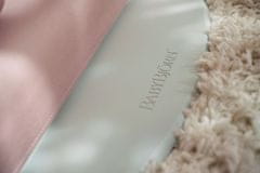 BB Ležadlo BLISS Dusty pink cotton Petal, svetlá konštrukcia