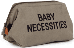 Childhome Toaletná taška Baby Necessities Canvas Khaki
