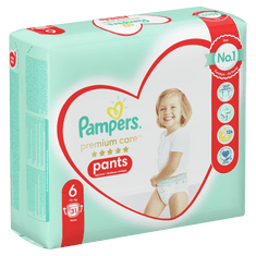 Pampers Plienkové nohavičky Premium Care Pants 6 (15+ kg) 31 ks