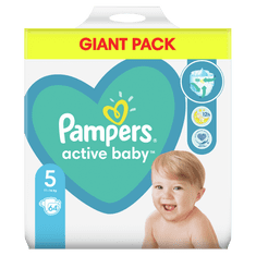Pampers Plienky Active Baby 5 Junior (11-16 kg) Giant Pack 64 ks