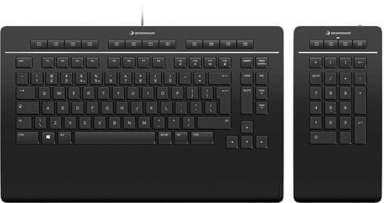 3Dconnexion Keyboard Pro s Numpad, US/INT, QWERTY (3DX-700092)