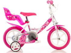 DINO Little Heart dievčenský bicykel, 12 palcový
