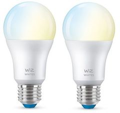 WiZ LED Žiarovka SMART WiFi A60 E27 WiZ60 TW F Biela 806lm 2700K-6500K 9W 2pcs (WZE20026071)
