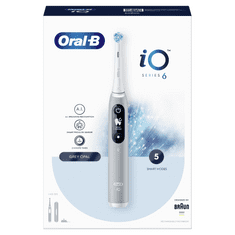 Oral-B magnetická zubná kefka iO Series 6 Grey Opal
