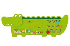 Viga Drevená nástenná hra krokodíl