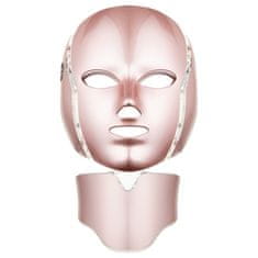Palsar7 Ošetrujúca LED maska na tvár a krk (rose gold)