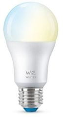 WiZ LED Žiarovka SMART WiFi A60 E27 WiZ60 TW F Biela 806lm 2700K-6500K 9W 1pc (WZE20026071)
