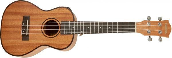 krásne koncertné ukulele Cascha HH 2035E Concert Mahogany Ukulele Set EQ matná povrchová úprava 18 pražcov plnohodnotný zvuk zhotovené z mahagónového dreva bohatá výbava krásne aj ako darček