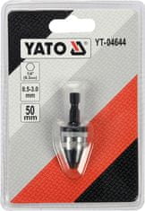 YATO Bezkľúčové rýchloupínacie skľučovadlo 0.5-3.0mm HEX
