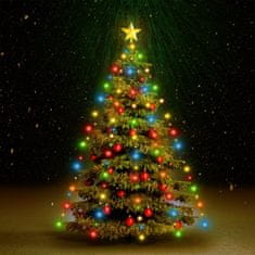 Vidaxl Svetelná reťaz na vianočný stromček s 210 LED farebná 210 cm