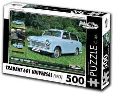 RETRO-AUTA© Puzzle č. 46 Trabant 601 Universal (1975) 500 dielikov