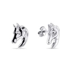 Brilio Silver Dizajnový strieborný set šperkov Kôň SET209W (prívesok, náušnice)