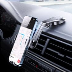 Joyroom Dashboard držiak na mobil do auta, strieborný