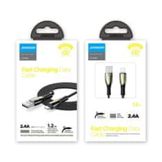 Joyroom Fast Charging kábel USB / Lightning 2.4A 1.2m, čierny