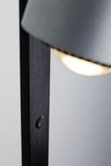 Paulmann Paulmann LED stojacie svietidlo Aldan 17 W čierna / hliník kartáčovaný stmievateľné 797.17 P 79717 79717