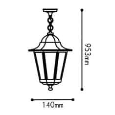 ACA ACA Lighting Garden lantern vonkajšie závesné svietidlo HI6175B