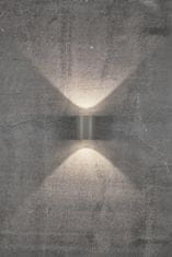 NORDLUX NORDLUX vonkajšie nástenné svietidlo Canto 2 2x6W LED šedá číra 49701010