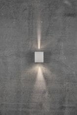 NORDLUX NORDLUX vonkajšie nástenné svietidlo Canto Kubi 2 2x6W LED biela číra 49711001
