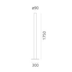 Artemide Artemide Ilio - lesklá čierna - 2700K - Bluetooth 1640W30APP