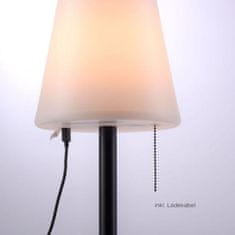 PAUL NEUHAUS LEUCHTEN DIREKT aj s JUST LIGHT LED stolná lampa, čierna, stmievateľné, moderné vr. ťahacieho vypínača, batériové, USB napájanie 3000K