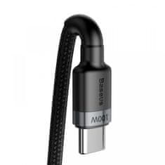 BASEUS Dátový kábel Cafule USB-C PD2.0 100W 2m 20V 5A sivo-čierny