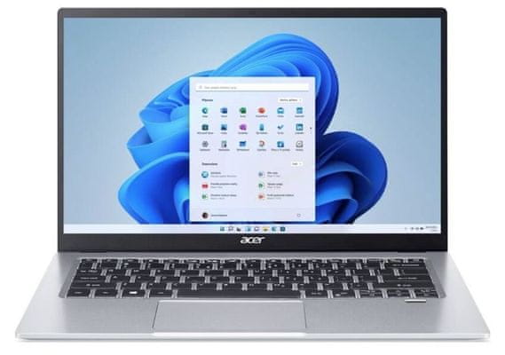Ultrabook Acer Swift 1 14 palcov Full HD Intel Pentium UHD Graphics Wi-Fi ax 128 GB SSD 4 GB RAM DDR4 výkon na rozdávanie hliníkový kryt odolnosť tenké prevedenie