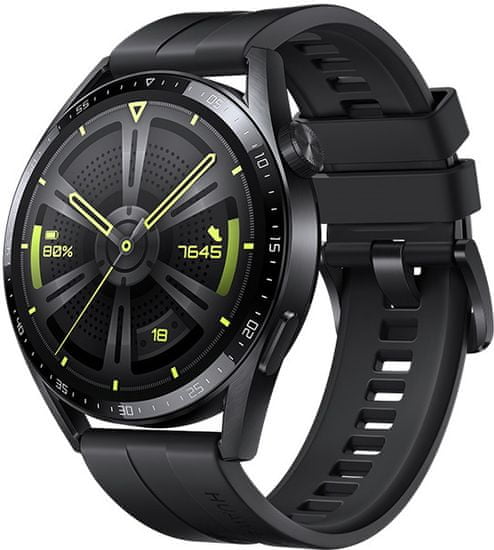 Huawei Watch GT 3 Active, 46 mm, čierna - rozbalené