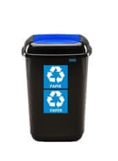 Plafor Odpadkový kôš na triedený odpad 28 ls vekom - modrý, papier