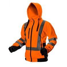 NEO Tools NEO Výstražná pracovná bunda, oranžová 81-746-XXL