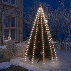 Vidaxl Svetelná reťaz na vianočný stromček 250LED studená biela 250cm