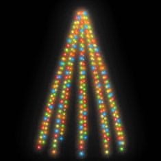 Vidaxl Svetelná reťaz na vianočný stromček 300 LED farebná 300 cm