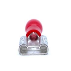Izolované Cu lisovacie dutinky ploché červené 1,5mm² 2,8×0,5mm / 1,5mm2 100 ks